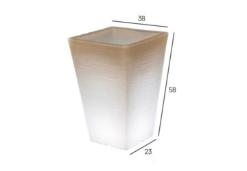 Vaso Led Trapézio 58 Medidas